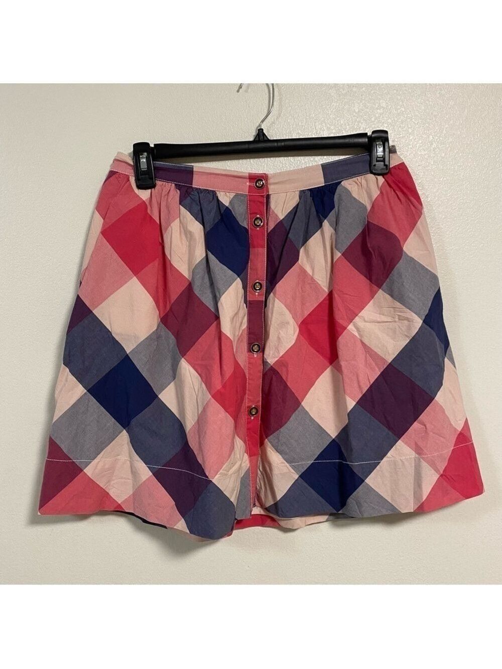 Tommy Hilfiger Skirt Women’s Size 6 Patriot Blue June A Line Button Skirt NWT